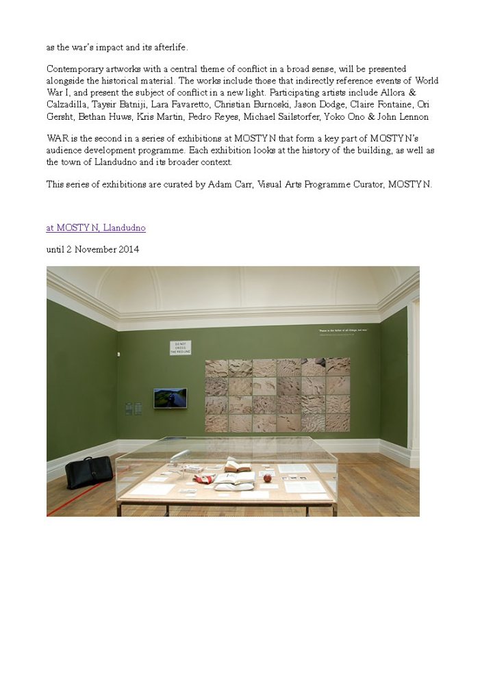 Mousse_Adam Broomberg & Oliver Chanarin “Divine Violence” and “WAR” at MOSTYN, Llandudno - MOUSSE CONTEMPORARY ART MAGAZINE_Page_09